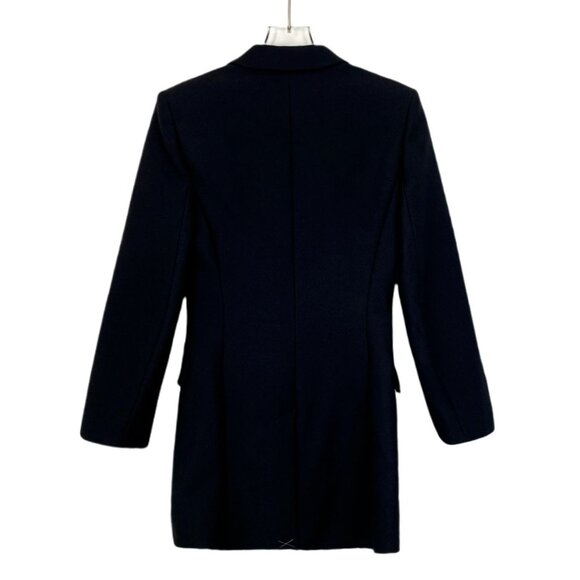 Hermès Black Double-Breasted Wool-Blend Blazer Size 34 XXS Made In Italy - Picture 6 of 6